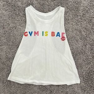 Medium racerback tee